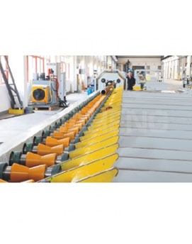 全国Sawing machine / beveling machine discharge logistics system