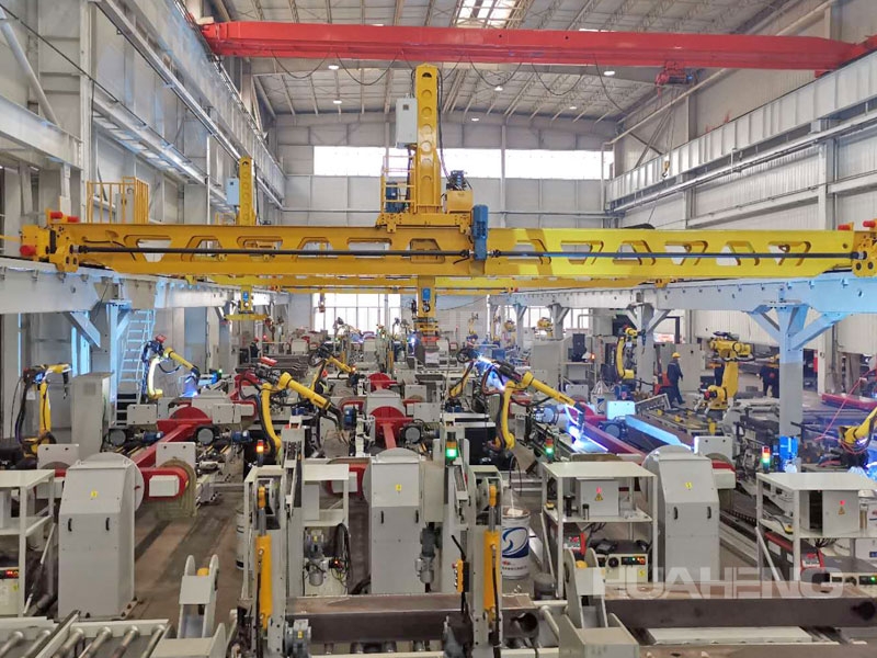 全国Crane outrigger unmanned production line